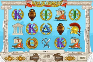 Screenshot of the game Gods of Olympus
